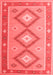 Oriental Red Traditional Area Rugs