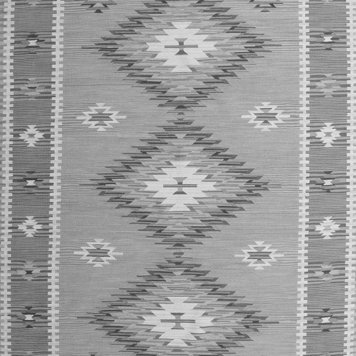 Serging Thickness of Machine Washable Oriental Gray Traditional Rug, wshcon992gry