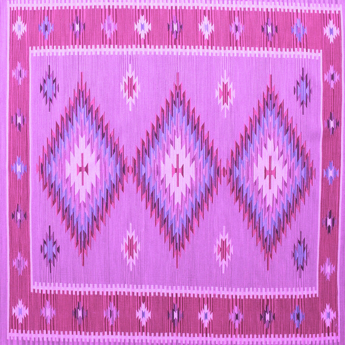 Square Oriental Purple Traditional Rug, con992pur