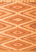 Serging Thickness of Machine Washable Southwestern Orange Country Area Rugs, wshcon993org