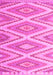 Machine Washable Southwestern Pink Country Rug, wshcon993pnk