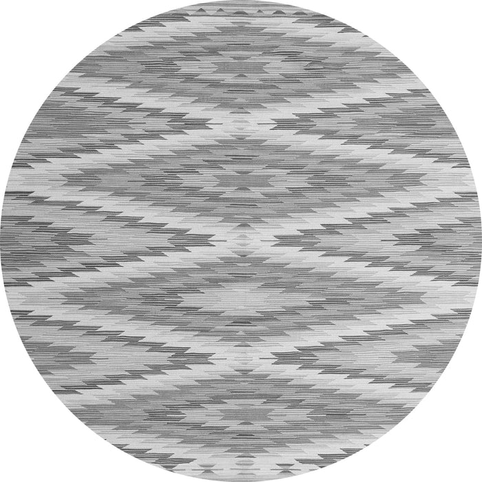 Square Southwestern Gray Country Rug, con993gry