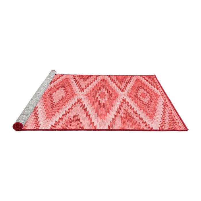 Country Red Washable Rugs