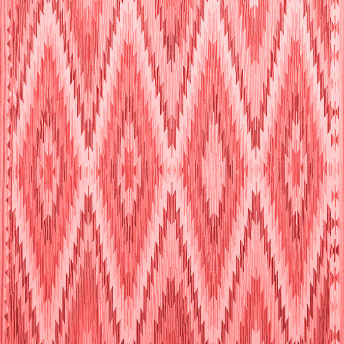 Machine Washable Southwestern Red Country Rug, wshcon993red