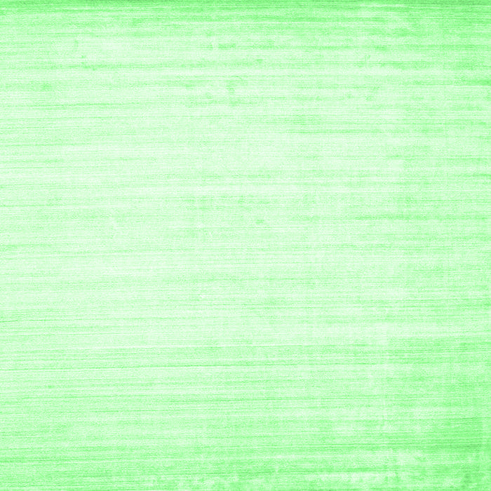 Square Machine Washable Abstract Emerald Green Contemporary Area Rugs, wshcon994emgrn