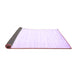 Sideview of Abstract Purple Contemporary Rug, con994pur