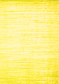 Abstract Yellow Contemporary Rug, con994yw