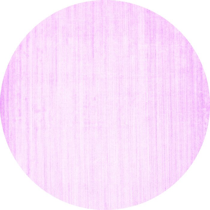 Round Abstract Pink Contemporary Rug, con994pnk