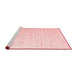 Modern Red Washable Rugs