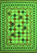 Abstract Green Contemporary Rug, con997grn