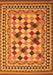 Serging Thickness of Machine Washable Abstract Orange Contemporary Area Rugs, wshcon997org