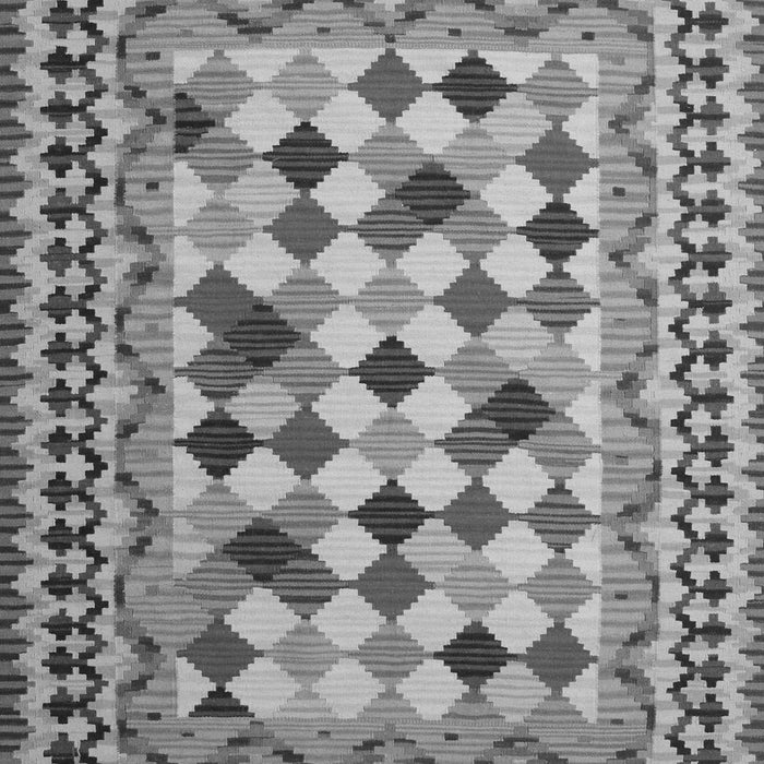 Serging Thickness of Machine Washable Abstract Gray Contemporary Rug, wshcon997gry