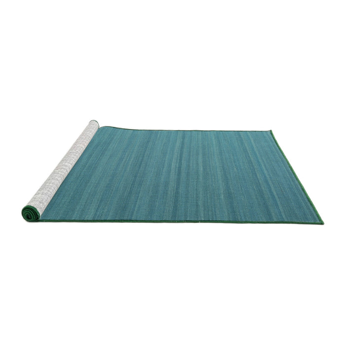 Serging Thickness of Machine Washable Contemporary Light Sea Green Rug, wshcon998
