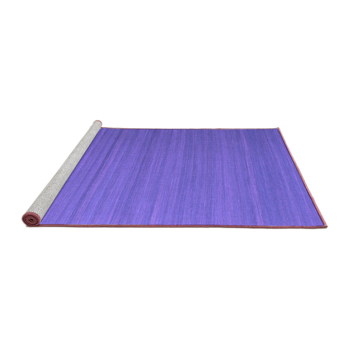 Sideview of Machine Washable Abstract Purple Contemporary Area Rugs, wshcon998pur