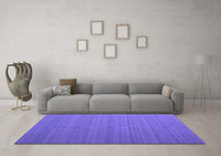 Machine Washable Abstract Purple Contemporary Rug, wshcon998pur