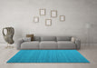 Machine Washable Abstract Light Blue Contemporary Rug in a Living Room, wshcon998lblu