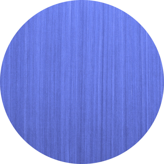 Round Machine Washable Abstract Blue Contemporary Rug, wshcon998blu