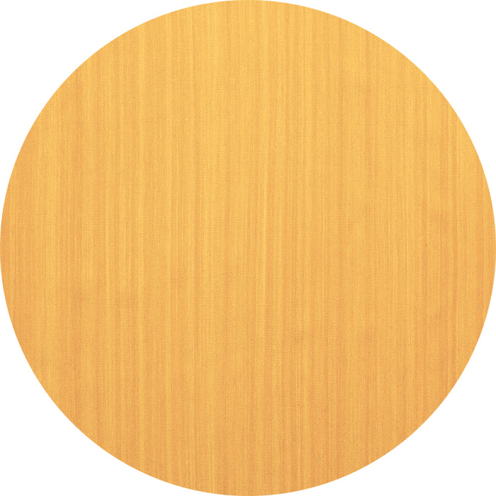 Round Abstract Brown Contemporary Rug, con999brn