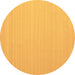 Round Abstract Brown Contemporary Rug, con999brn