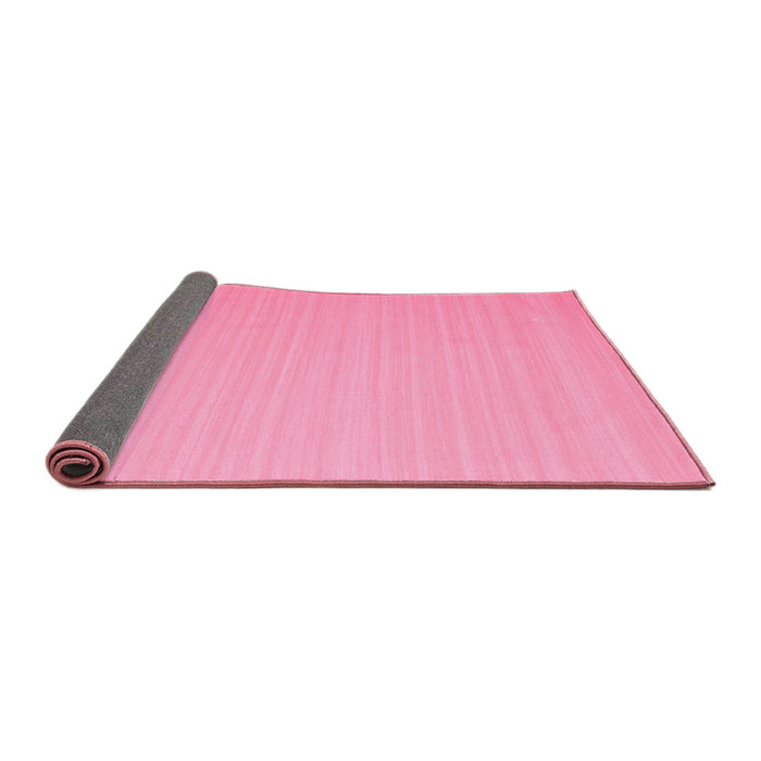 Sideview of Abstract Pink Contemporary Rug, con999pnk