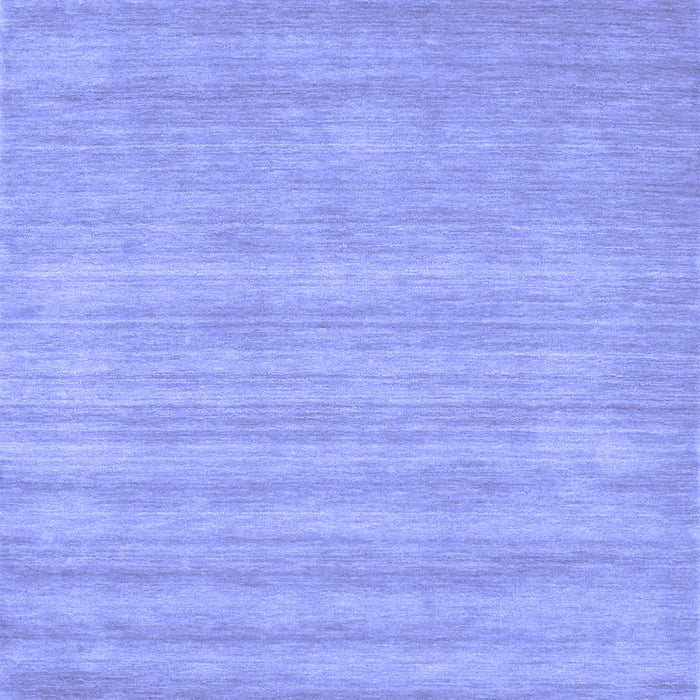 Machine Washable Solid Blue Modern Rug, wshcon99blu