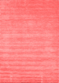 Solid Red Modern Rug, con99red