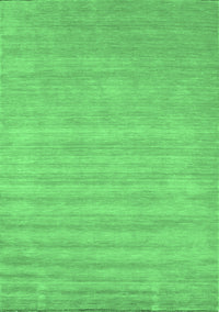 Solid Emerald Green Modern Rug, con99emgrn