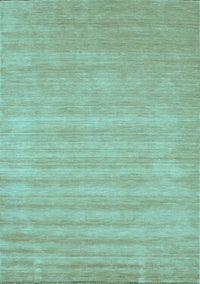 Solid Light Blue Modern Rug, con99lblu