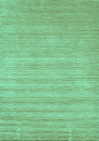 Solid Turquoise Modern Rug, con99turq