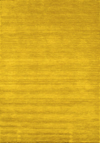 Solid Yellow Modern Rug, con99yw