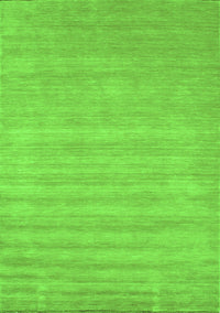 Solid Green Modern Rug, con99grn