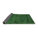 Sideview of Abstract Emerald Green Contemporary Rug, con9emgrn