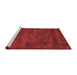 Contemporary Red Washable Rugs