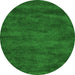 Machine Washable Abstract Green Contemporary Area Rugs, wshcon9grn