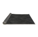 Thickness of Patterned Carbon Gray Novelty Rug, pat1045