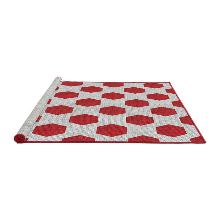 Serging Thickness of Machine Washable Transitional Platinum Gray Rug, wshpat1051