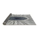 Thickness of Patterned Ash Gray Novelty Rug, pat1055