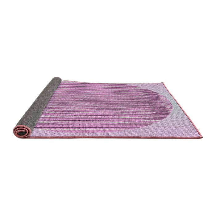 Thickness of Patterned Blossom Pink Novelty Rug, pat1112