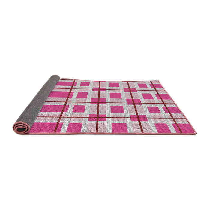 Thickness of Patterned Pink Novelty Rug, pat1132
