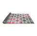 Thickness of Patterned Gray Novelty Rug, pat1155