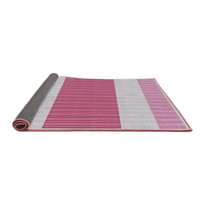Thickness of Patterned Pink Novelty Rug, pat1169
