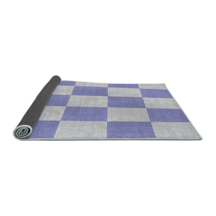 Thickness of Patterned Pastel Light Blue Novelty Rug, pat1190