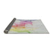 Thickness of Patterned Off White Beige Novelty Rug, pat123