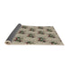 Thickness of Patterned Brown Novelty Rug, pat1287