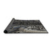 Thickness of Patterned Mid Gray Novelty Rug, pat1353