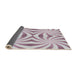 Thickness of Patterned Tulip Pink Novelty Rug, pat142