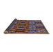 Thickness of Patterned Bakers Brown Novelty Rug, pat1428