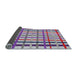 Thickness of Patterned Purple Novelty Rug, pat1445