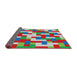 Thickness of Patterned Light Green Novelty Rug, pat1464