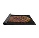 Thickness of Patterned Brown Novelty Rug, pat1550